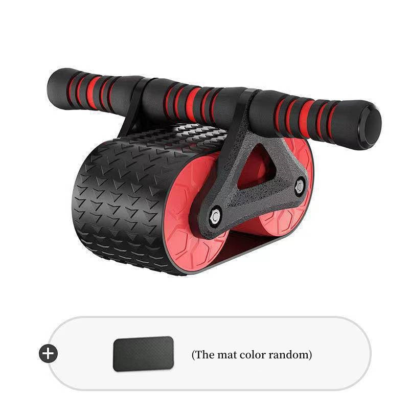 Double Wheel Abdominal Exerciser Women Men Automatic Rebound Ab Wheel