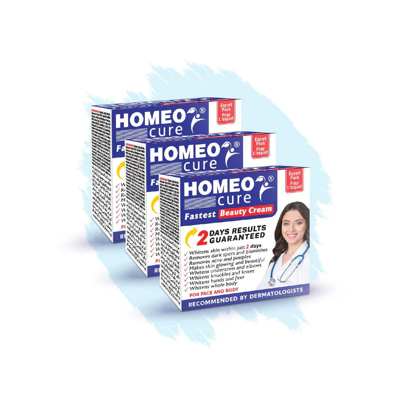 Pack of 3 Homeo Cure Beauty Cream Fresh Stock Expiry 2028