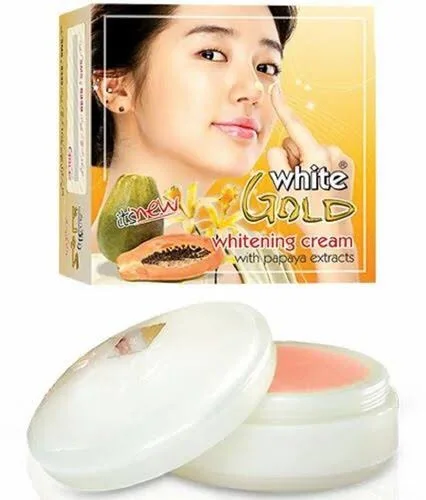 White Gold Whitening Cream With Papaya Extracts Pack Of 2