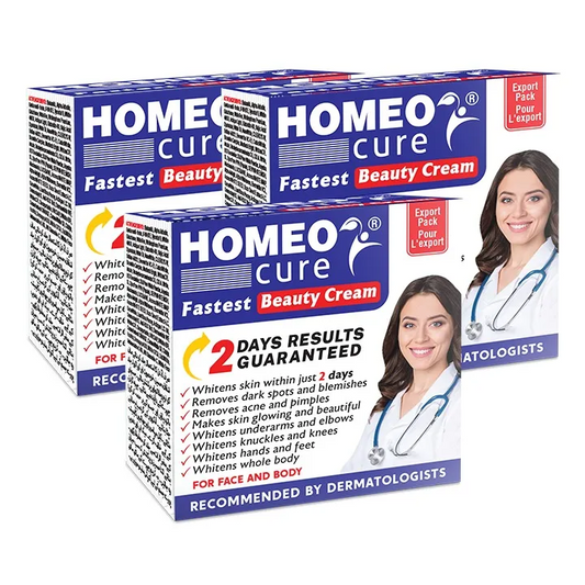 Pack of 3 Homeo Cure Beauty Cream Fresh Stock Expiry 2028