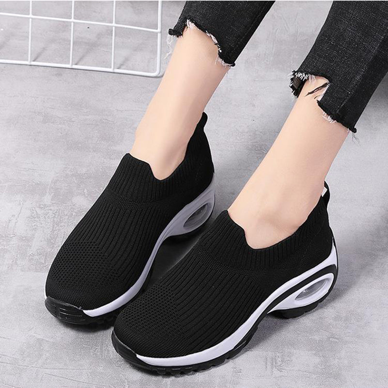 Sneakers Women Air Cushion Mesh Breathable Running Sports Shoes