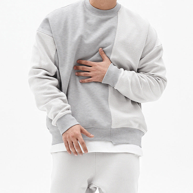 Pullover Round Neck Sweater Loose Men Clothes