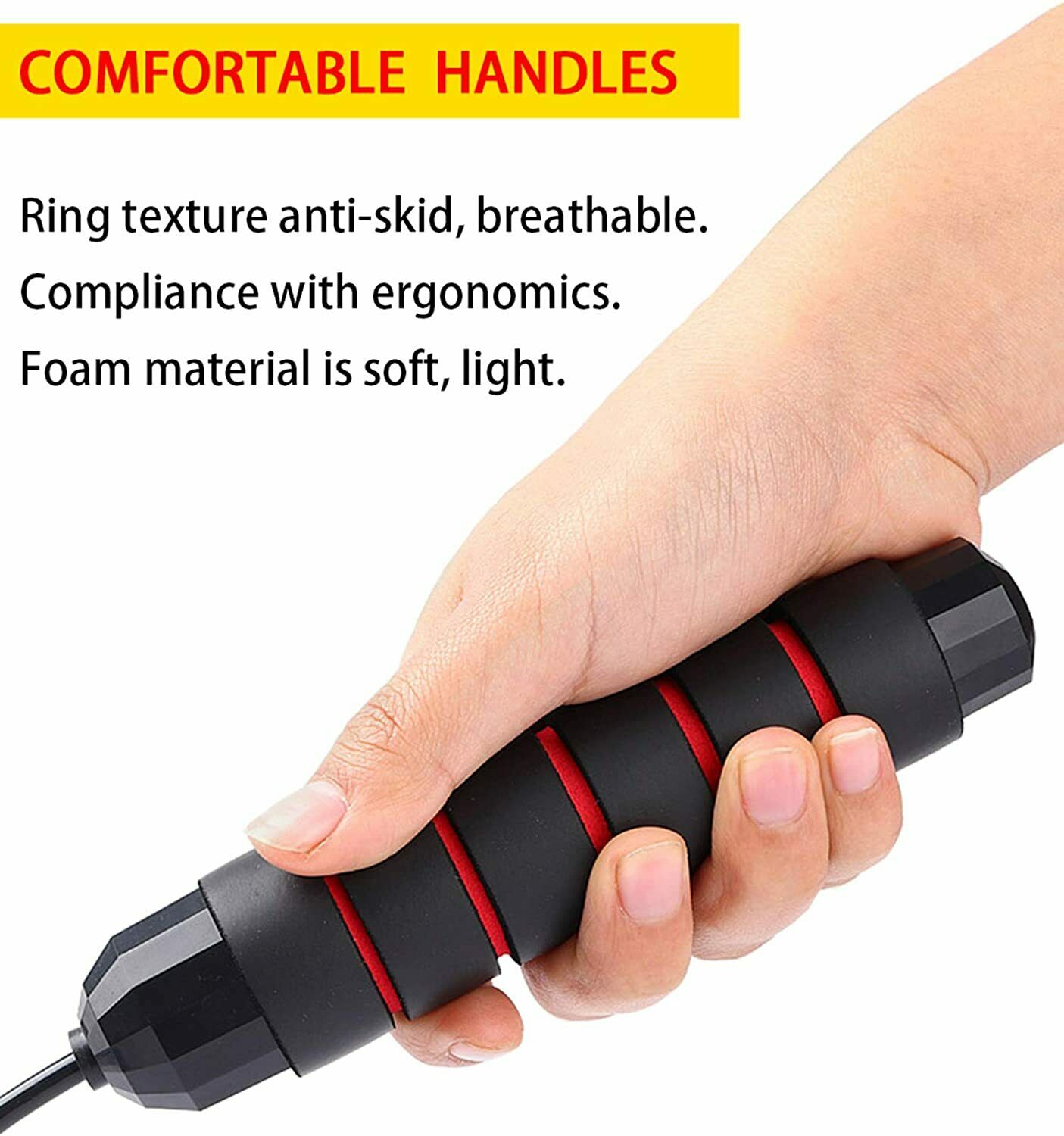 Adjustable Speed Skipping Rope