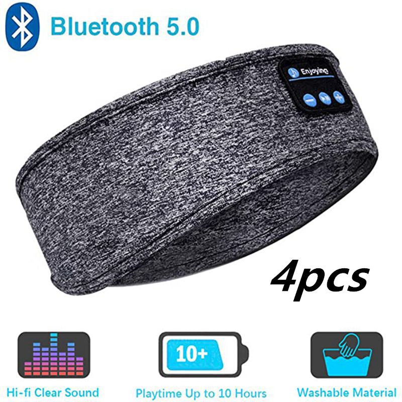 Wireless Bluetooth Sleeping Headphones Headband Thin Soft Elastic Comf