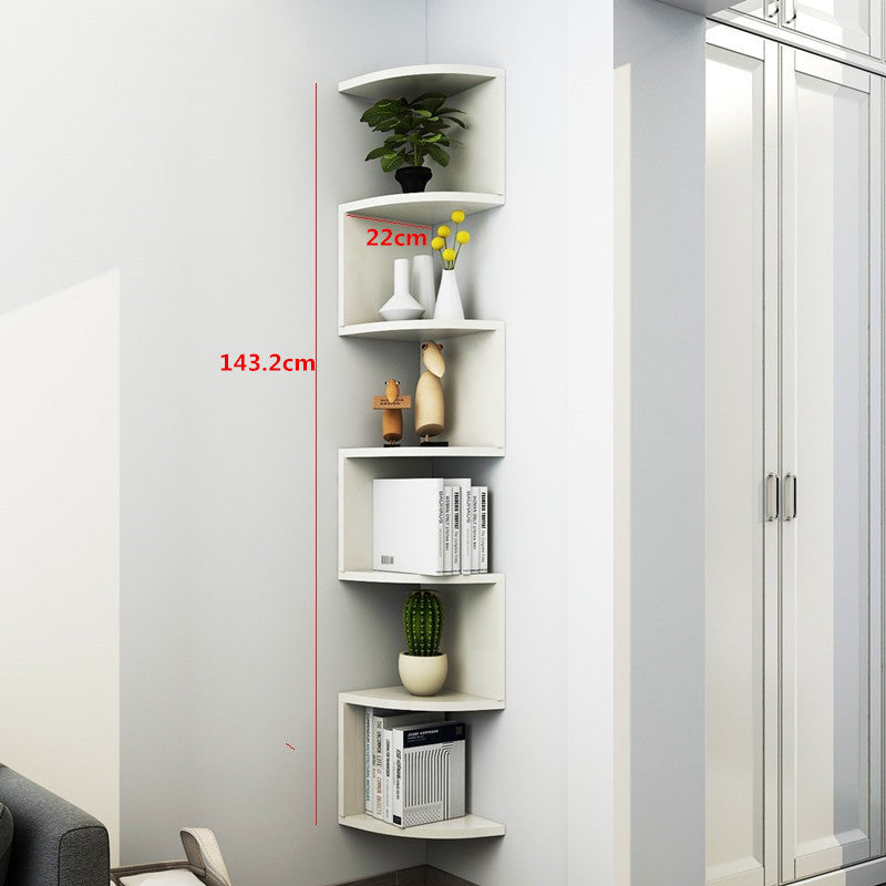 Wall Corner Shelf Corner Bookshelf Shelf Living Room Decoration Shelf Corner Wall Shelf Storage Rack