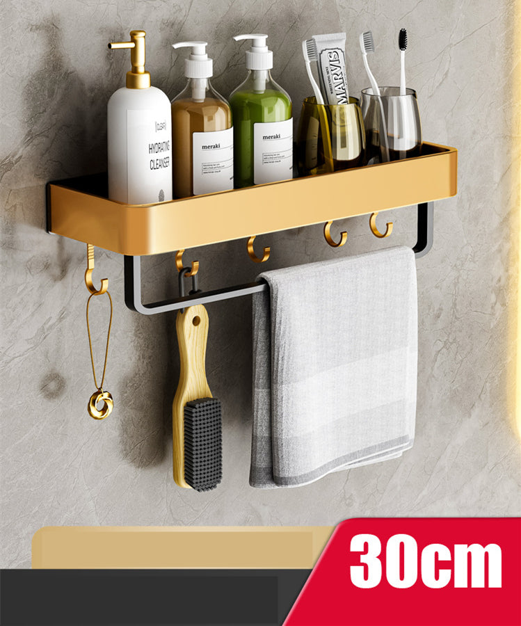 Bathroom Perforated Towel Storage Rack