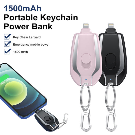 Backup Mini Keychain Emergency Power Bank Charger