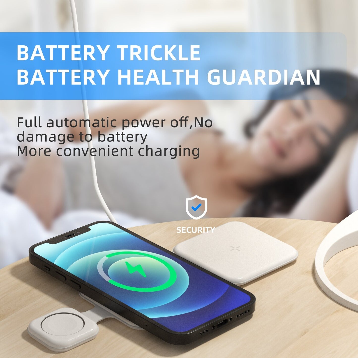 3 In 1 Magnetic Foldable Wireless Charger Charging Station Multi-devic