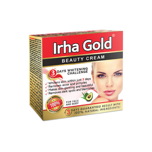 Irha Gold Whitening Beauty Cream Pack Of 3 Creams long expiry 2028