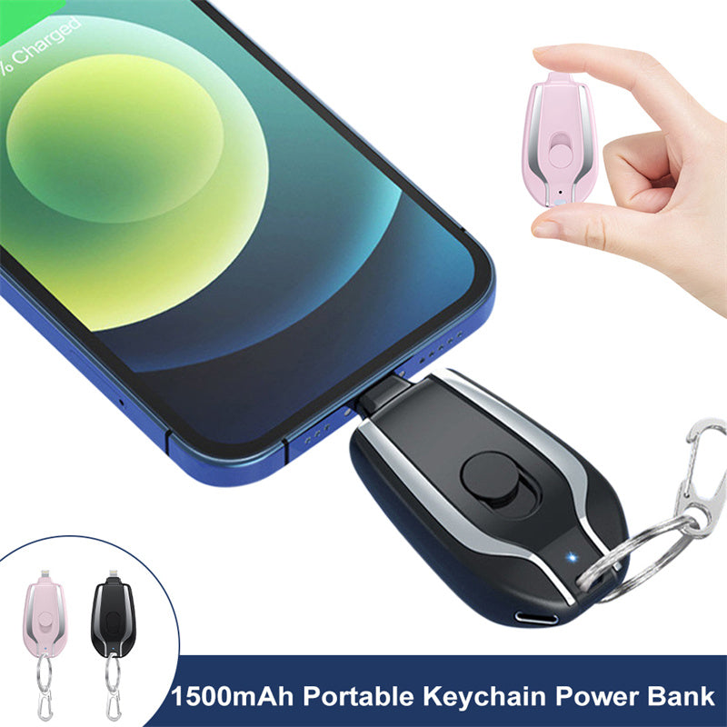 Backup Mini Keychain Emergency Power Bank Charger