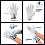 Football Gloves Enhanced Sticky Grip, College Football Gloves - Adults and Kids, Football Gloves Men in (M, L, XL) - Image 5